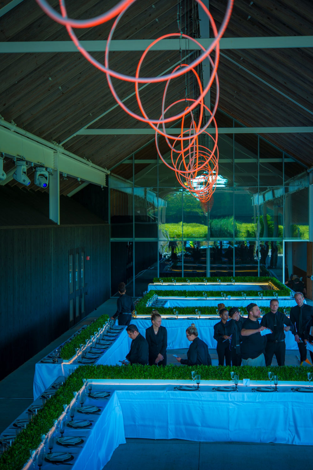 Neon Lights Event Floral Design