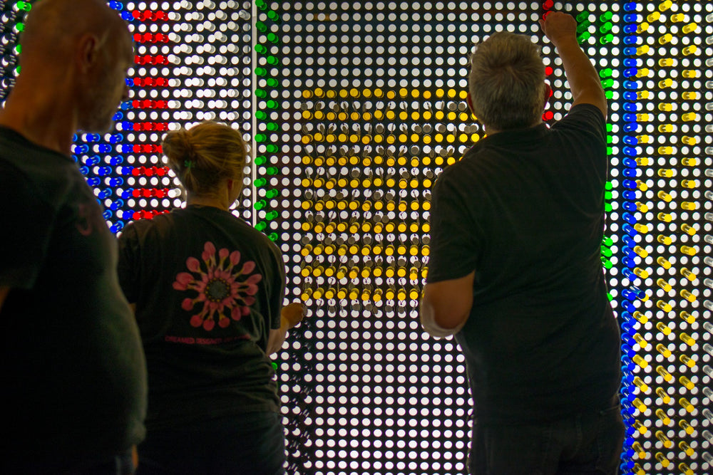 Neon Lights Event Floral Design