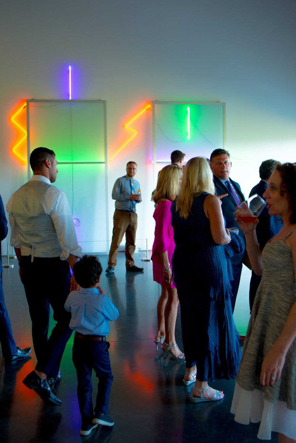 Neon Lights Event Floral Design