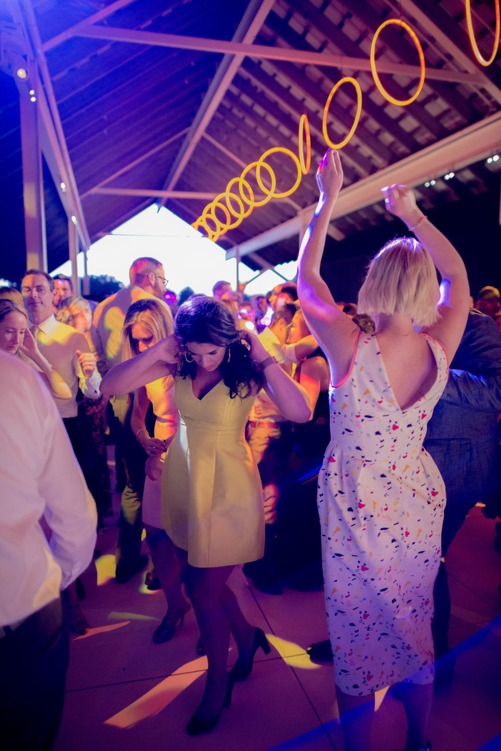 Neon Lights Event Floral Design