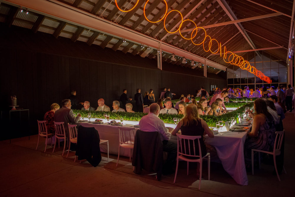 Neon Lights Event Floral Design