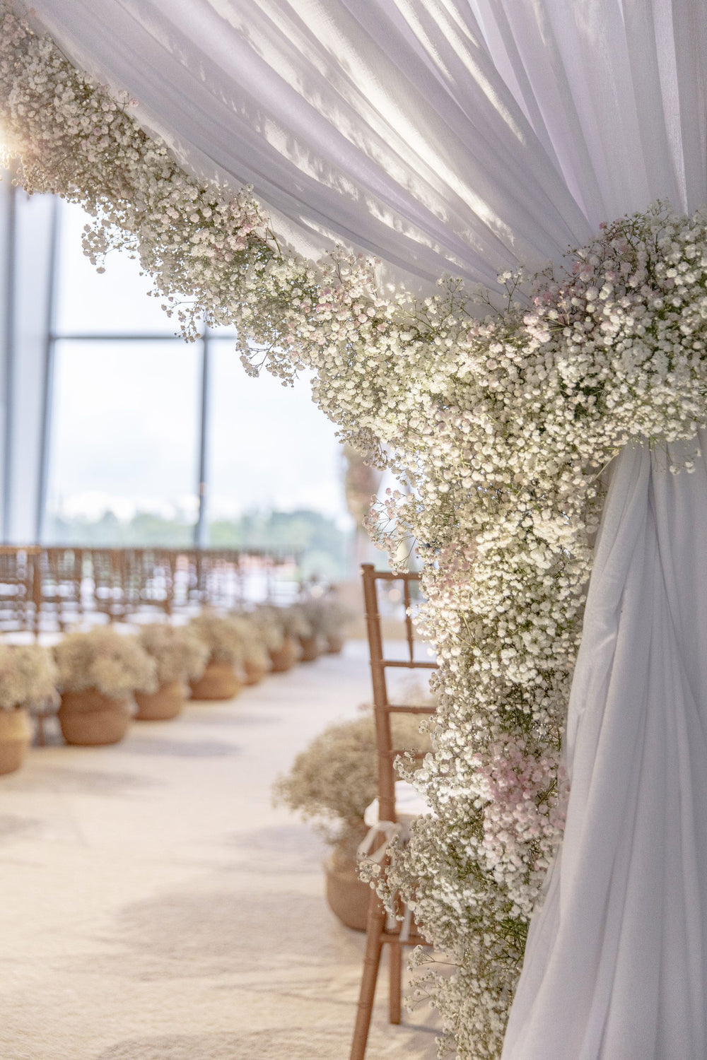 Ethereal Blush Event Floral Design