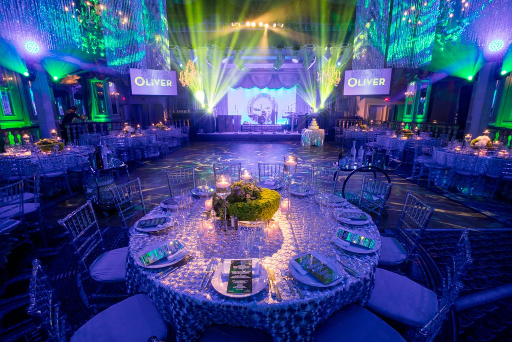 Oliver's Modern Mitzvah Event Floral Design