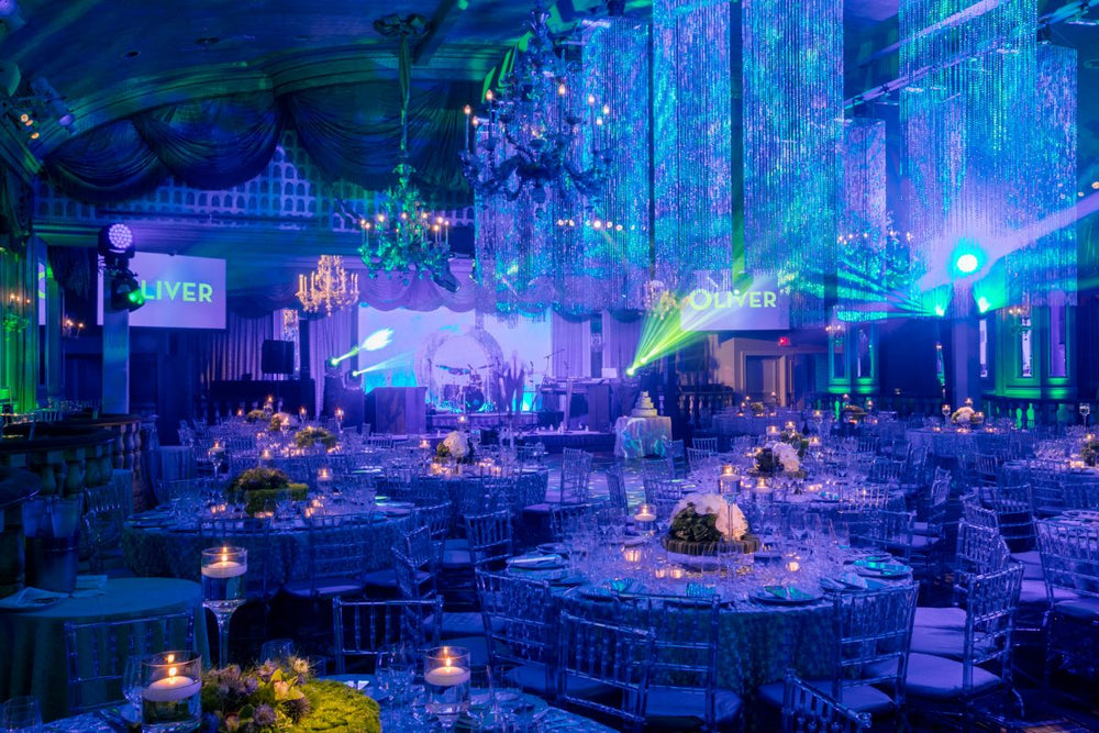 Oliver's Modern Mitzvah Event Floral Design